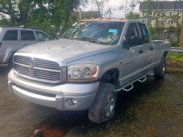 1D7KS28C86J139069 - 2006 DODGE RAM 2500 S SILVER photo 2