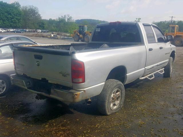 1D7KS28C86J139069 - 2006 DODGE RAM 2500 S SILVER photo 4