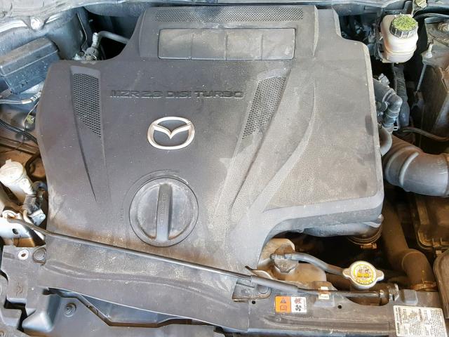 JM3ER2W36A0301423 - 2010 MAZDA CX-7 SILVER photo 7