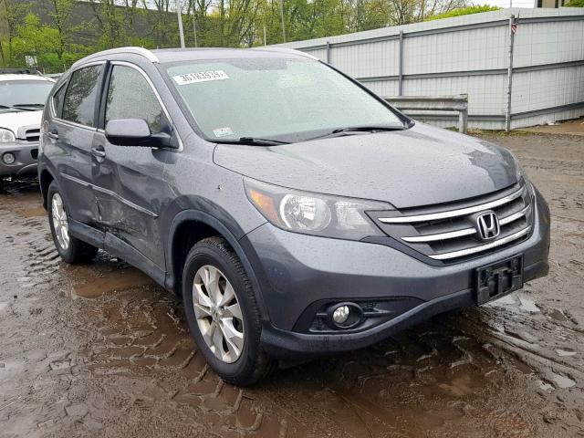 JHLRM4H75CC026281 - 2012 HONDA CR-V EXL GRAY photo 1