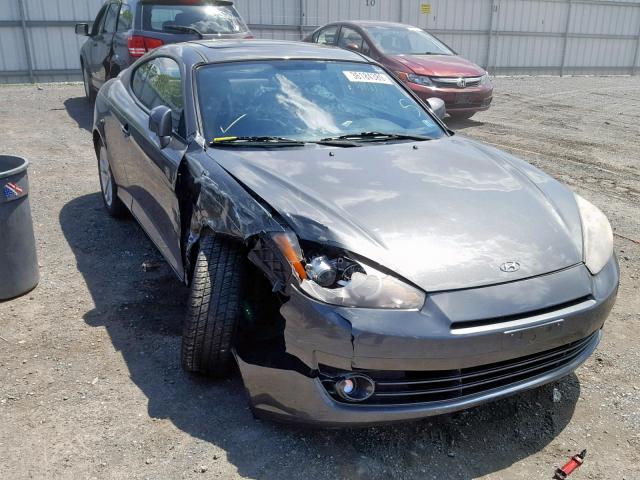 KMHHM66D37U237293 - 2007 HYUNDAI TIBURON GS GRAY photo 1