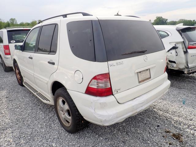 4JGAB54E92A309976 - 2002 MERCEDES-BENZ ML 320 WHITE photo 3