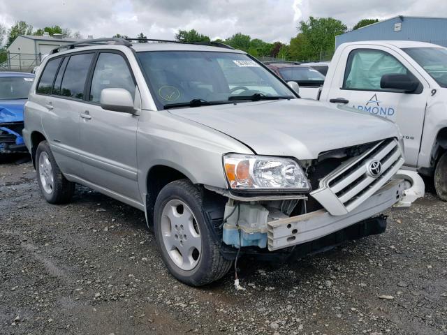 JTEEP21A070224069 - 2007 TOYOTA HIGHLANDER SILVER photo 1