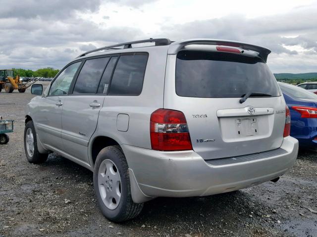 JTEEP21A070224069 - 2007 TOYOTA HIGHLANDER SILVER photo 3