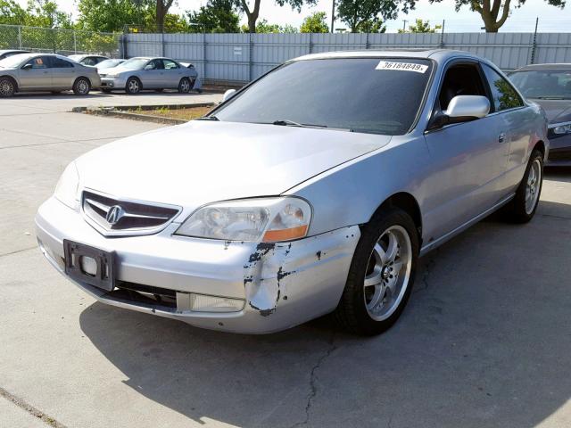 19UYA42671A019666 - 2001 ACURA 3.2CL TYPE SILVER photo 2