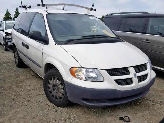 1D4GP21363B338335 - 2003 DODGE CARAVAN C/ WHITE photo 1