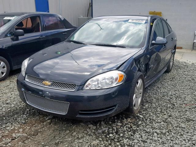 2G1WB5E33G1101819 - 2016 CHEVROLET IMPALA LIM GRAY photo 2