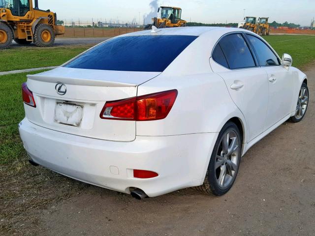 JTHBK262792091467 - 2009 LEXUS IS 250 WHITE photo 4