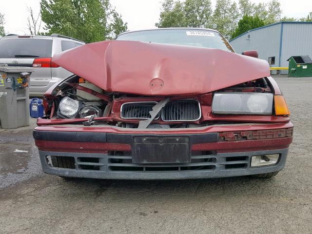 WBABE6316PJC12293 - 1993 BMW 318 IS AUT RED photo 10