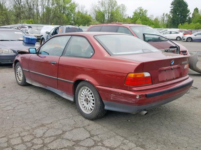 WBABE6316PJC12293 - 1993 BMW 318 IS AUT RED photo 3