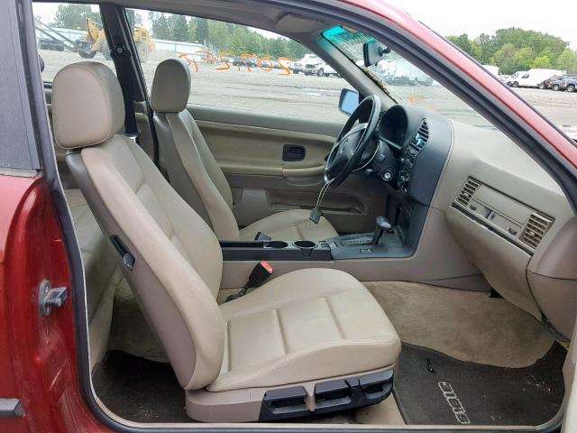 WBABE6316PJC12293 - 1993 BMW 318 IS AUT RED photo 5