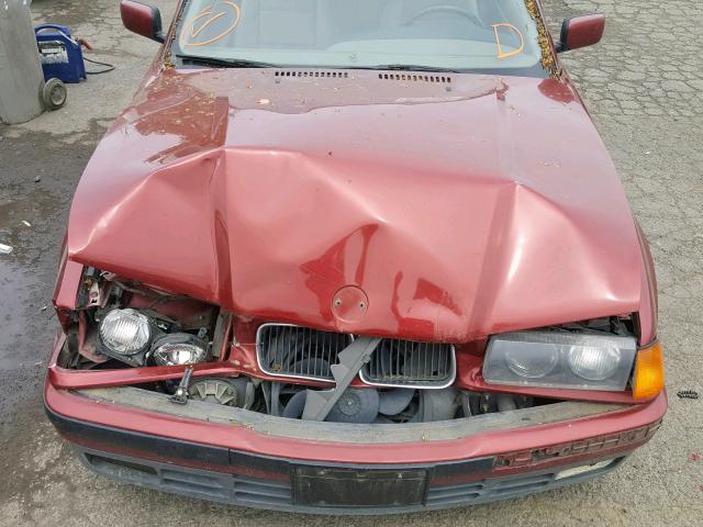 WBABE6316PJC12293 - 1993 BMW 318 IS AUT RED photo 7