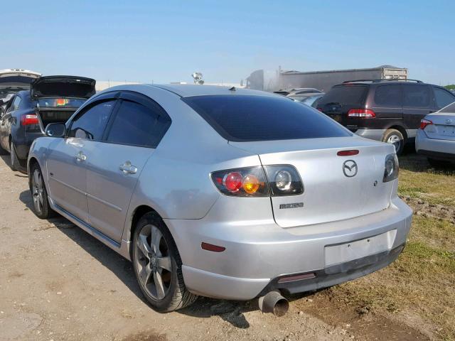 JM1BK323661536420 - 2006 MAZDA 3 S SILVER photo 3