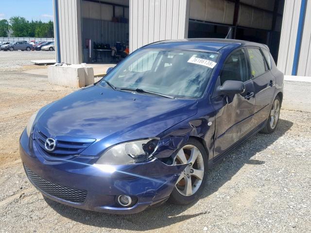 JM1BK143561475241 - 2006 MAZDA 3 HATCHBAC BLUE photo 2