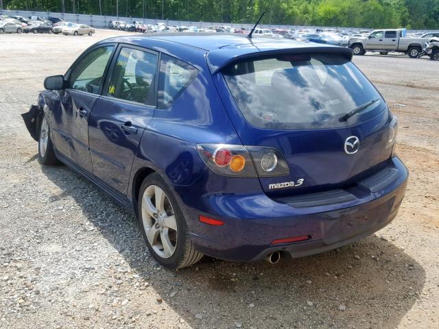 JM1BK143561475241 - 2006 MAZDA 3 HATCHBAC BLUE photo 3