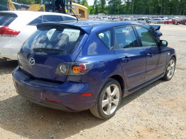 JM1BK143561475241 - 2006 MAZDA 3 HATCHBAC BLUE photo 4