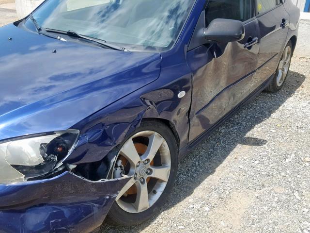 JM1BK143561475241 - 2006 MAZDA 3 HATCHBAC BLUE photo 9