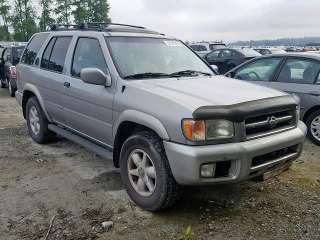 JN8AR07Y8YW421628 - 2000 NISSAN PATHFINDER SILVER photo 1