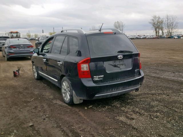 KNAHH8A63C7383714 - 2012 KIA RONDO BLACK photo 3