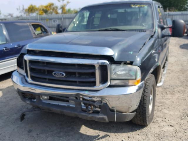 1FTSW31P54EA17339 - 2004 FORD F350 SRW S GREEN photo 9