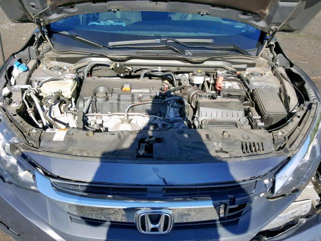 2HGFC2F54JH541941 - 2018 HONDA CIVIC LX GRAY photo 7