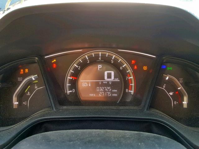 2HGFC2F54JH541941 - 2018 HONDA CIVIC LX GRAY photo 8