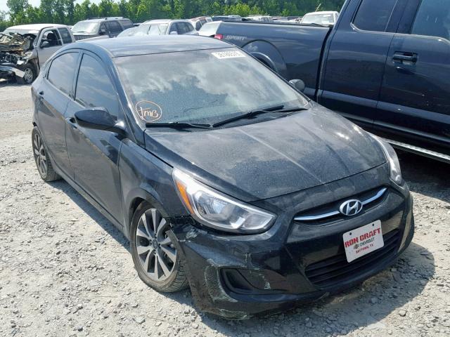 KMHCT4AEXHU380275 - 2017 HYUNDAI ACCENT SE BLACK photo 1