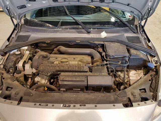 YV1622FS8C2137554 - 2012 VOLVO S60 T5 SILVER photo 7