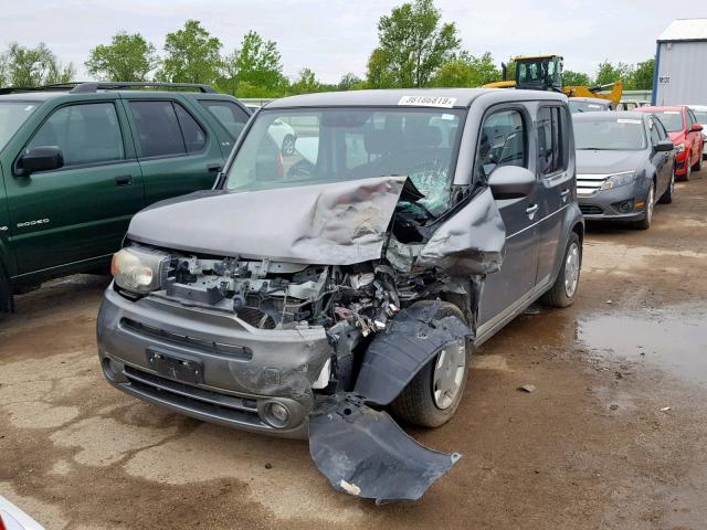 JN8AZ2KRXAT163454 - 2010 NISSAN CUBE BASE SILVER photo 2