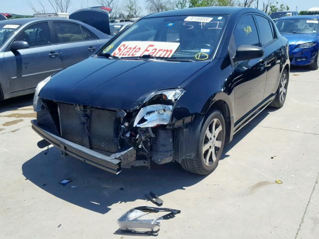 3N1AB6AP1CL701864 - 2012 NISSAN SENTRA 2.0 BLACK photo 2