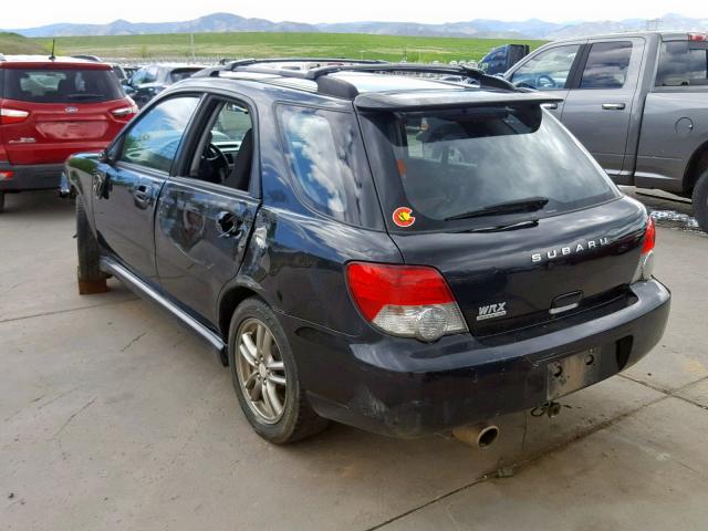 JF1GG29625H800696 - 2005 SUBARU IMPREZA WR BLACK photo 3