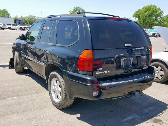 1GKDT13SX62121499 - 2006 GMC ENVOY BLACK photo 3