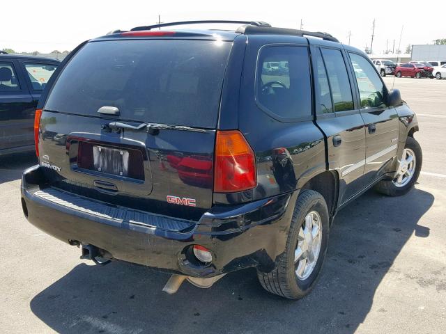 1GKDT13SX62121499 - 2006 GMC ENVOY BLACK photo 4