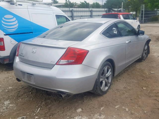 1HGCS2B8XCA010430 - 2012 HONDA ACCORD EXL GRAY photo 4