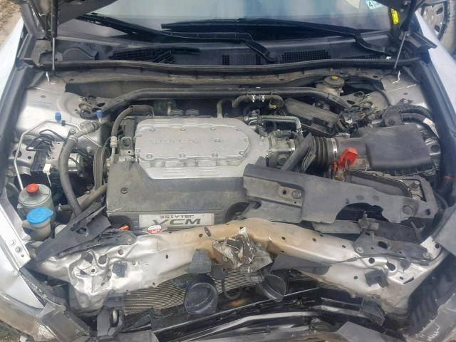 1HGCS2B8XCA010430 - 2012 HONDA ACCORD EXL GRAY photo 7