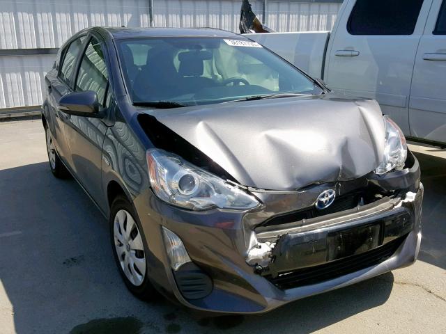 JTDKDTB35G1118510 - 2016 TOYOTA PRIUS C CHARCOAL photo 1