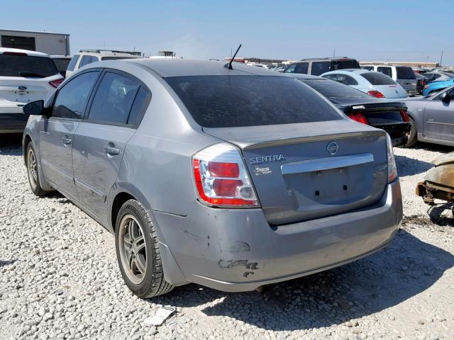 3N1AB6APXAL675150 - 2010 NISSAN SENTRA 2.0 GRAY photo 3