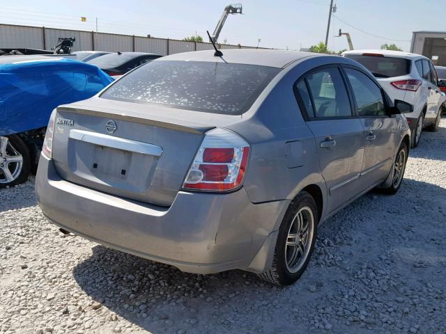 3N1AB6APXAL675150 - 2010 NISSAN SENTRA 2.0 GRAY photo 4