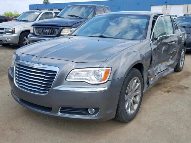 2C3CA5CG2BH559911 - 2011 CHRYSLER 300 LIMITE GRAY photo 2