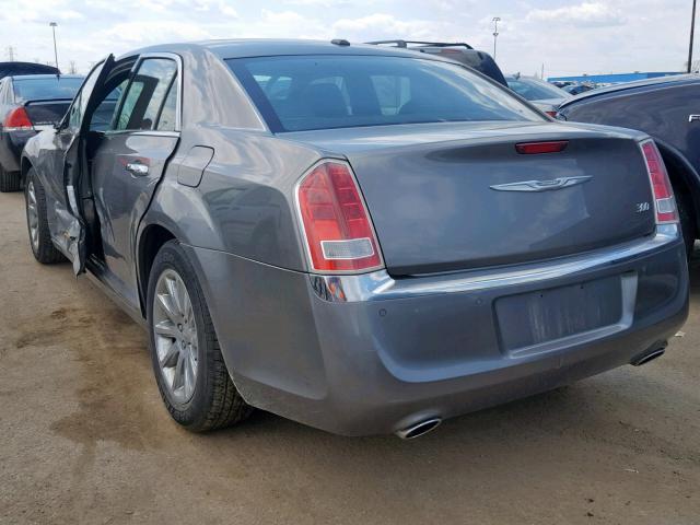 2C3CA5CG2BH559911 - 2011 CHRYSLER 300 LIMITE GRAY photo 3