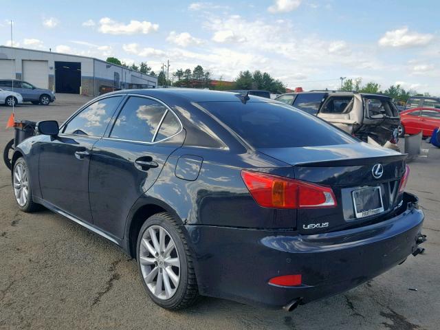 JTHCK262895029210 - 2009 LEXUS IS 250 BLACK photo 3