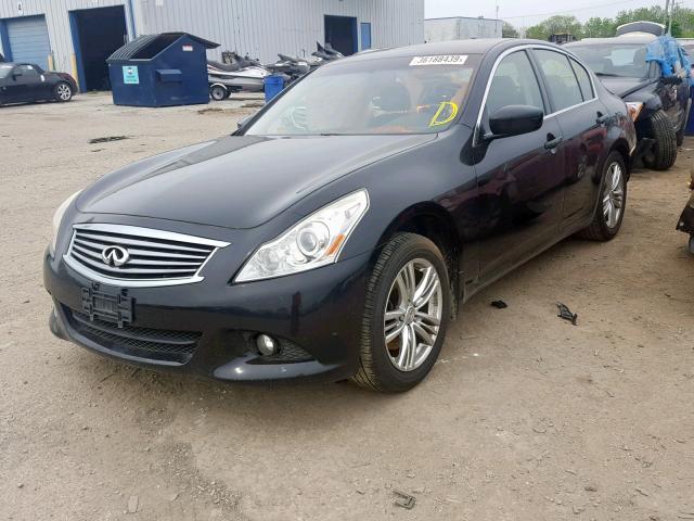 JN1CV6AR1BM353795 - 2011 INFINITI G37 BLACK photo 2