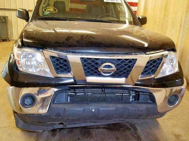 1N6AD0EV7AC434216 - 2010 NISSAN FRONTIER C BLACK photo 9