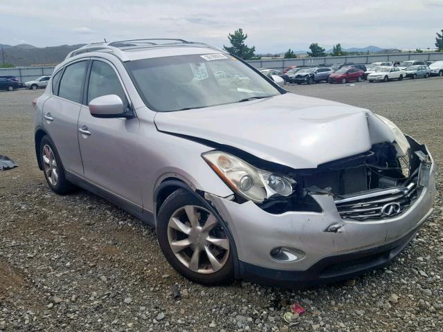 JNKAJ09F28M352069 - 2008 INFINITI EX35 BASE SILVER photo 1