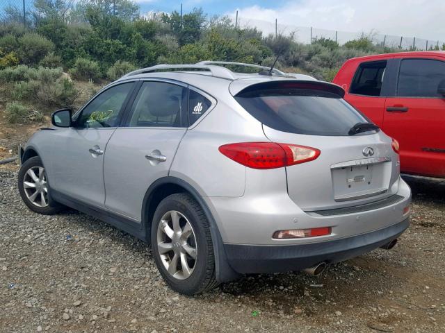 JNKAJ09F28M352069 - 2008 INFINITI EX35 BASE SILVER photo 3