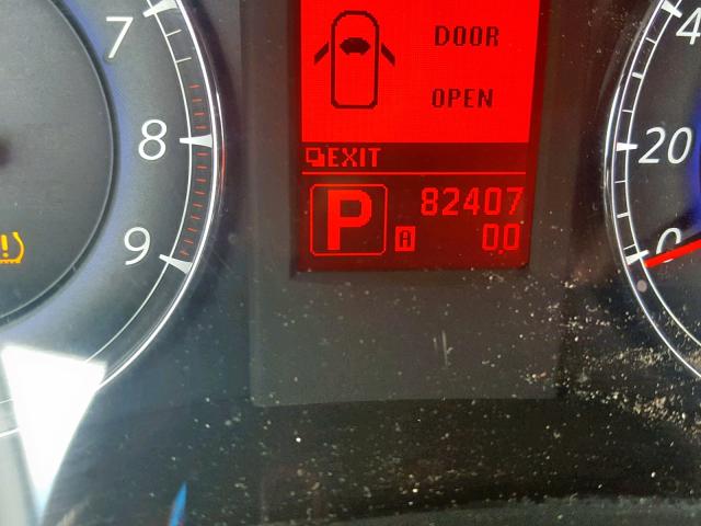 JNKAJ09F28M352069 - 2008 INFINITI EX35 BASE SILVER photo 8