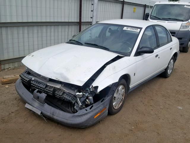 1G8ZH5280TZ301233 - 1996 SATURN SL1 WHITE photo 2