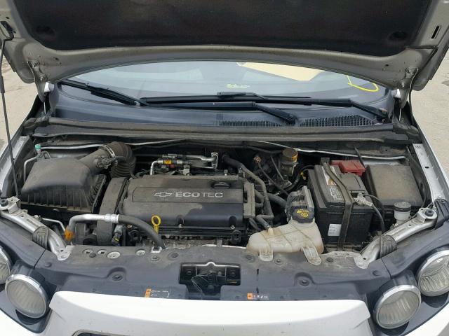 1G1JA5SH9C4119172 - 2012 CHEVROLET SONIC LS SILVER photo 7