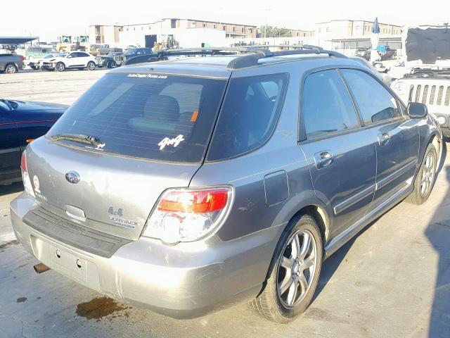 JF1GG63647G817945 - 2007 SUBARU IMPREZA OU GRAY photo 4