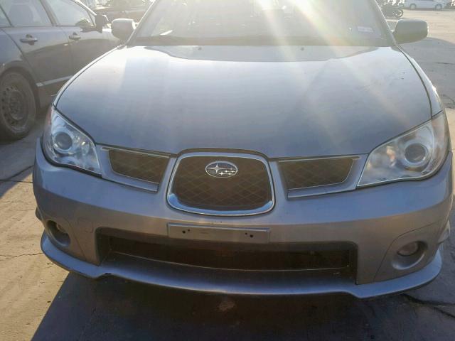 JF1GG63647G817945 - 2007 SUBARU IMPREZA OU GRAY photo 9